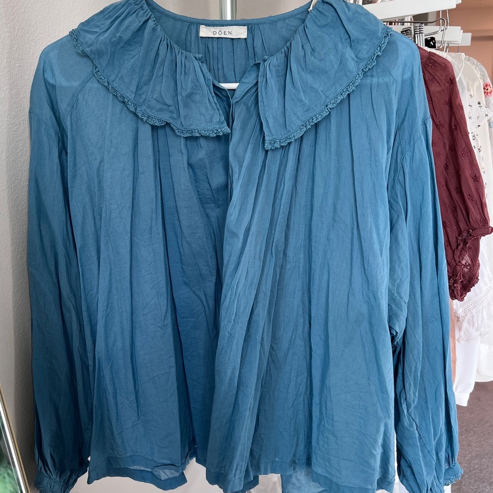 Doen Jana top Riviera Blue XXS